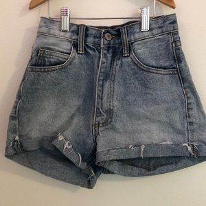 John Galt (Brandy Melville) denim shorts.